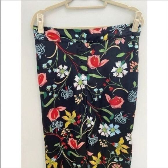 Castaluna Floral Silk Like Wide Leg Pants - Picture 2 of 10